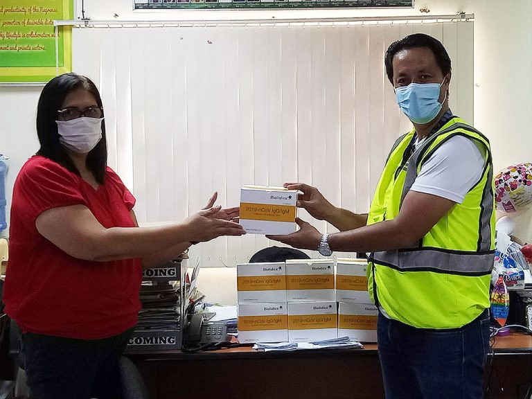 Lopez-led geothermal leader EDC continues to support the province in its battle against COVID-19 by donating Rapid Antibody Test (RAT) kits.
