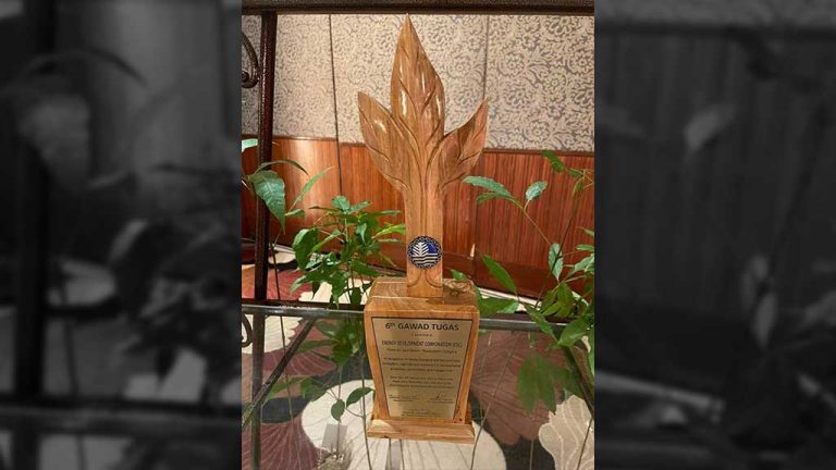 energy development corporation gawad tugas award